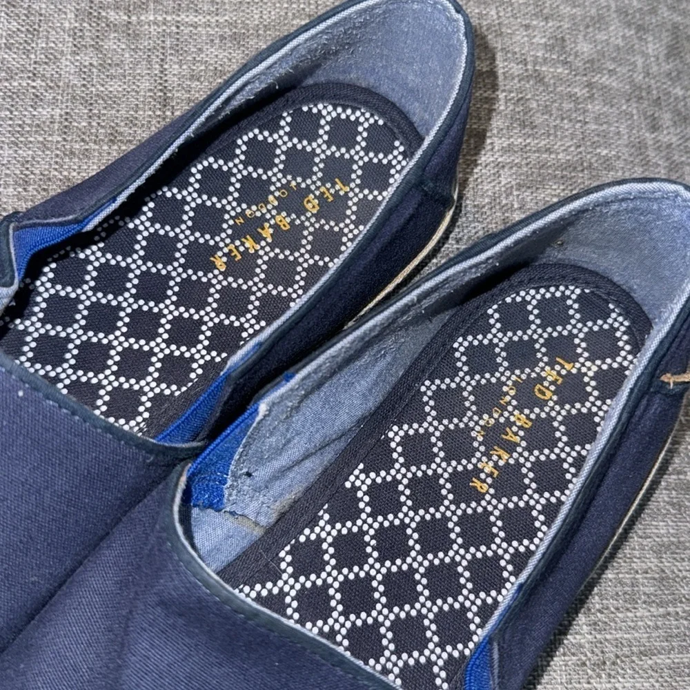 Ted Baker London Mens 11 Leeno Navy Slip-On